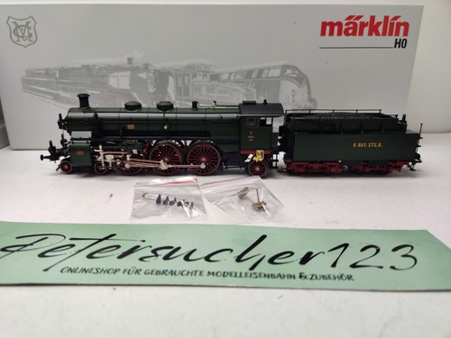 Märklin H0 AC 39436 / locomotora de vapor de tren rápido bávaro / género S 3/6 / se | Condition: Gebraucht