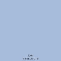 Rosco  3204 1/2 Blue CTB Color Conversion Gel Filter 20x24" Sheet 