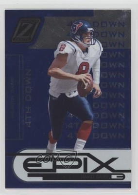 2005 Donruss Zenith Epix 4th Down Blue 146/150 David Carr #E-10 0s8i