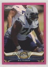 2013 Topps Chrome BCA Pink Refractor 269/399 DJ Fluker #134 w1s