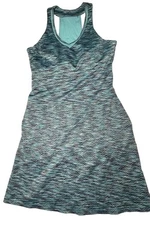 MPG Dress Womens Medium Racerback Sleeveless Athletic Built In Bra Pockets