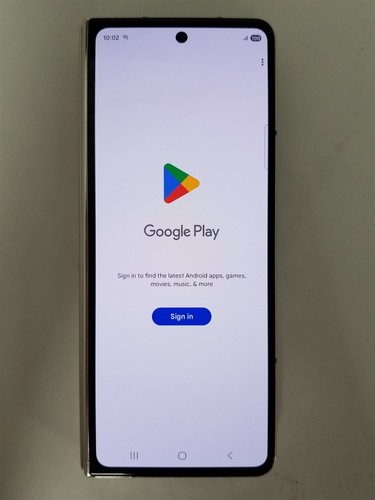 Samsung Galaxy Z Fold4 512GB Beige SM-F936U1 (Unlocked) Damaged zD4516