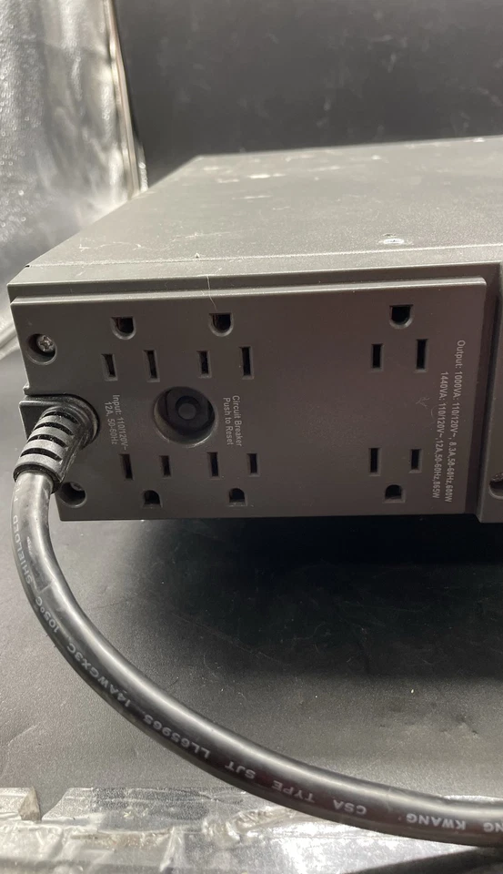 APC Smart-UPS SC1000 1000VA 600W Rack Line Interactive Uninterruptible Power - Image 3 of 4