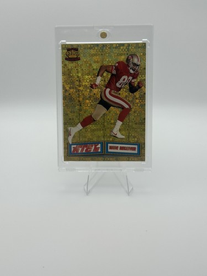 #ad Jerry Rice 1994 Pacific Crown Collection Marquee Prisms Gold #25 $22.00