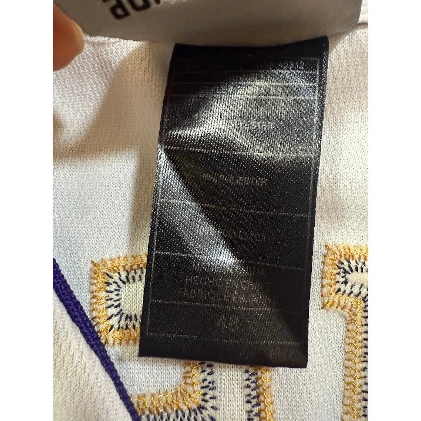 Camiseta deportiva de baloncesto #37 de las finales de la NBA Adidas de Los Angeles Lakers 48 XL blanca Foto 3 de 4