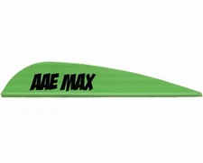 AAE Max Stealth Vanes Brite Green 150 Pack | Archery Arrow Fletching 2.6”