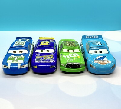 Disney Pixar Cars Diecast 1:43 DinocoMcQueen ChickHicks Lee