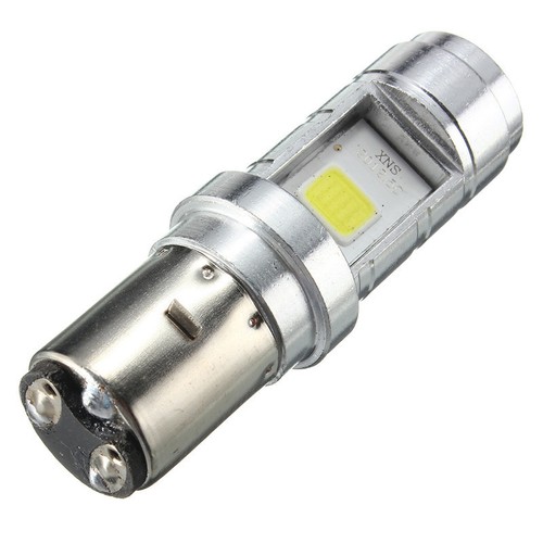 2X H6 BA20D 10W COB LED Motorcycle Moped ATV Headlight Bulb Scooter Motorbike - Picture 2 of 12