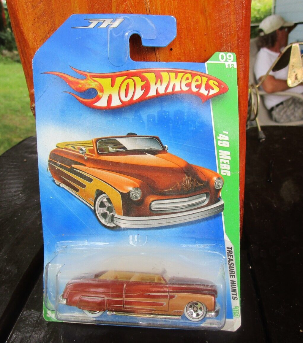 hot wheels treasure hunt 49 mercury Convertible Lead sled Toy Lot