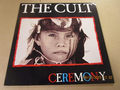 CULT Ceremony Original 1991 Press LP W/Printed Inner Used! Beggars Banquet UK