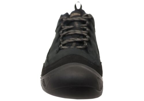 Brand New Keen Mens Targhee Iv Waterproof Hiking Shoes Triple Black - Picture 3 of 6