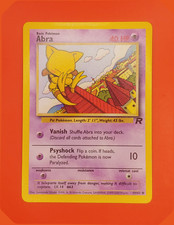 Abra 49/82 Common Unlimited - Team Rocket Set - LP/NM Condition Pokemon Card