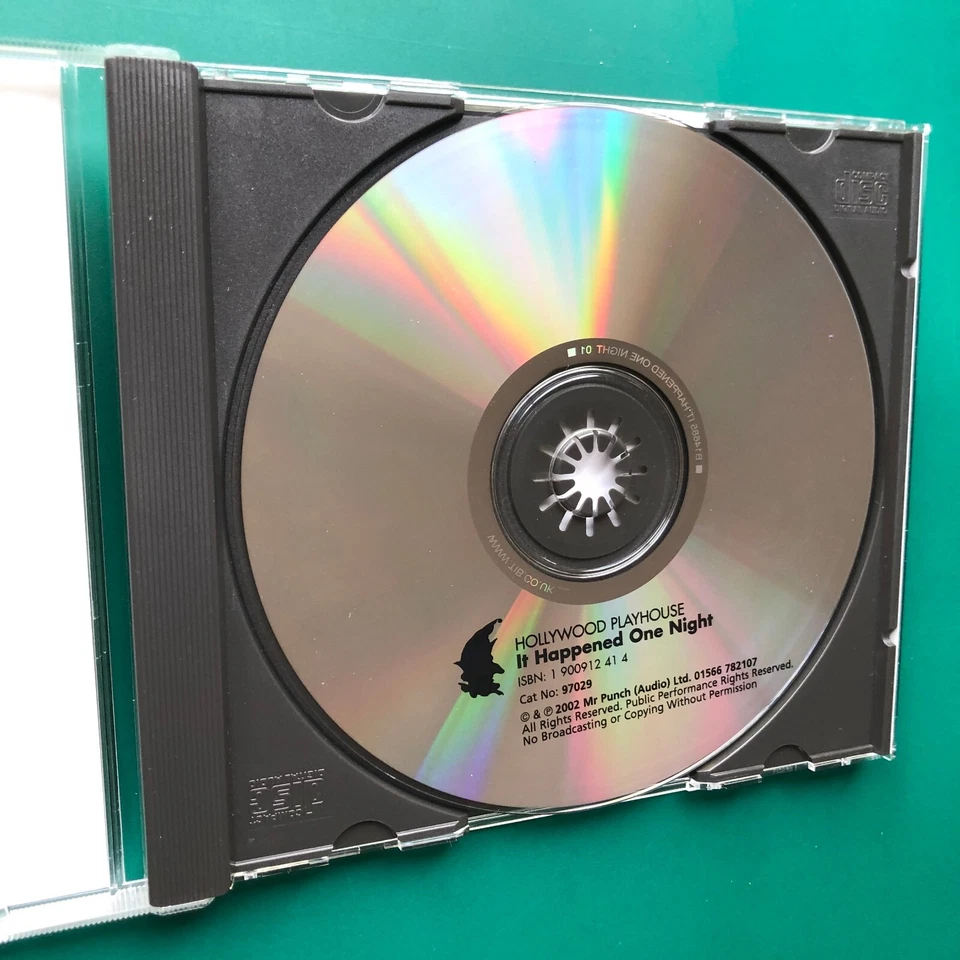 Clark Gable IT HAPPENED ONE NIGHT Original Radio Broadcast CD Claudette Colbert - Image 4 of 4