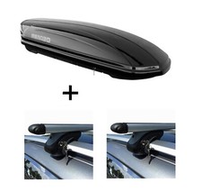 Dachbox MAA400L+Relingtr&auml;ger VDP L120 f&uuml;r f&uuml;r Mercedes E-Klasse T-Modell S210 96