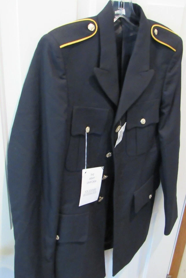 US Army men's NWT Dress Blue Uniform Jacket Coat size 34 LC Derossi & Son new - Image 4 of 4