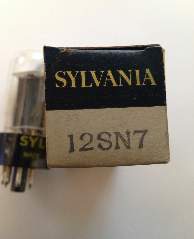 NOS SYLVANIA 12SN7 ELECTRON TUBE | eBay