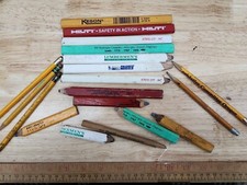 Lot of 19 Carpenters Garage PencilsVTG Advertising ITW Steeler HILTI KESON