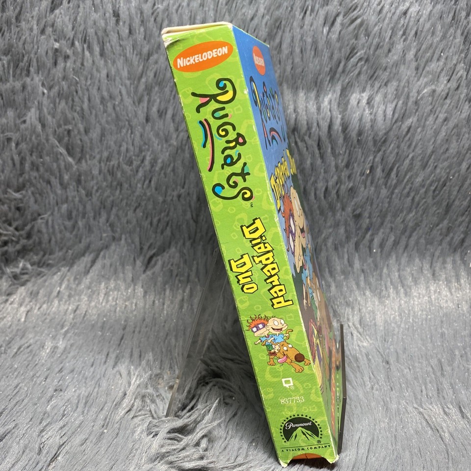 Rugrats Diapered Duo VHS 1998 Tape 4 Cartoon Episodes Classic Tommy