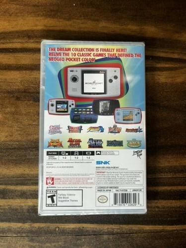 NeoGeo Pocket Color Selection Vol. 1 Nintendo Switch Brand New