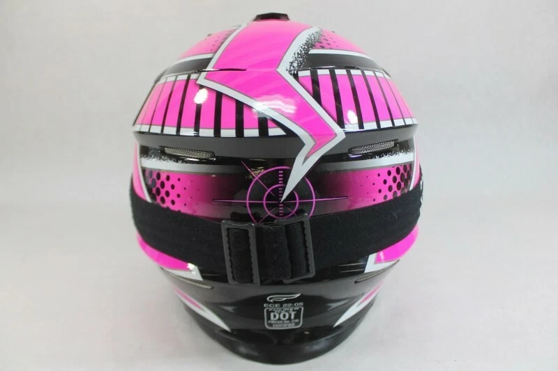 CASCO TODOTERRENO FULMER RACING ATV MX MOTOCROSS ROSA ECE 22-05 Talla Grande 59-60 cm Foto 3 de 4