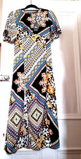 IN VOGUE BOHO BACKLESS MAXI DRESS S UK 10 NWT