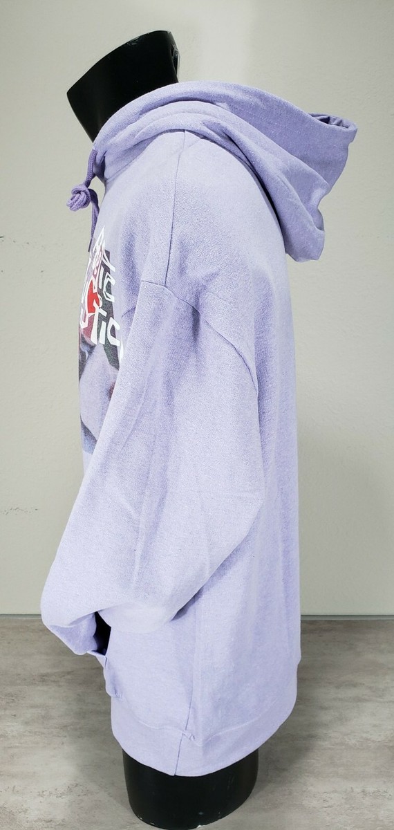 Tupac Poetic Justice Hoodie Sweatshirt Purple Menu0026#039;s Size Large | eBay