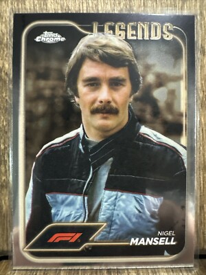 2024 Topps Chrome Formula 1 Nigel Mansell #189 F1 Legends | eBay