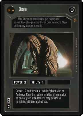 Chevin (Jabba's Palace) | Decipher Star Wars CCG | NM/LP
