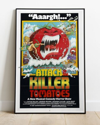 Angriff von Killertomaten Repro Film Foto/Poster bis zu 36''x24''
