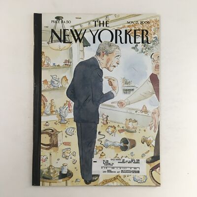 The New Yorker Full Magazine November 13 2006 You Broke It by Barry Blitt VG
