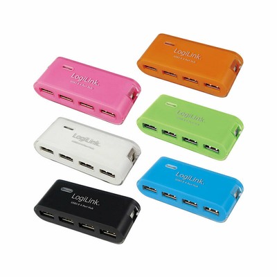 Adaptador Extenso HUB USB 2.0 Com 4 Portas AU-013 1.5mbps / até 480
