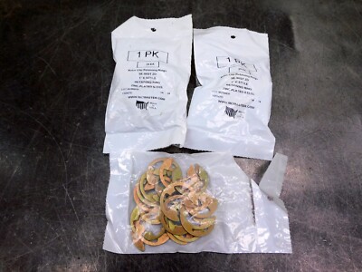 Lot 74 McMaster Carr Rotor Clip Retaining Rings E-Clip SE-98ST ZD Zinc Plated