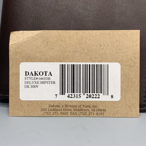 Billetera para hombre marrón oscuro de lujo estilo hipster 1441DB Dakota - Imagen 8 de 8
