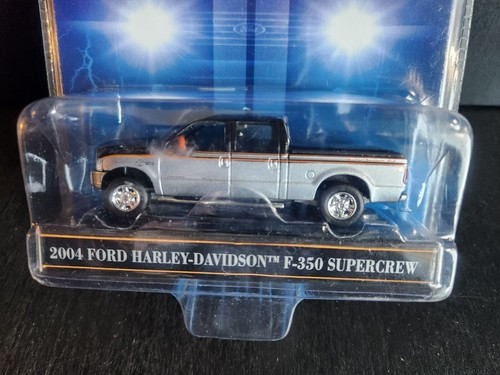 MOTORMAX 1:64 DIECAST 2004 HARLEY DAVIDSON FORD F-350 SUPERCREW TRUCK RARE NIP!! - 第 2/4 張圖片