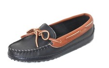 M38 Mokassins Indianer Hippie Boho Ethno Flats Schleife Leder Minnetonka 39,5