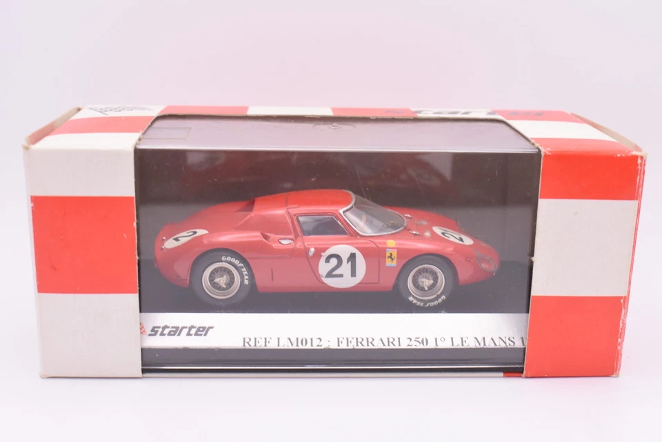 Modellino auto scala 1:43 Ferrari 250 LM racing STARTER modellismo statico asta - Immagine 2 di 4