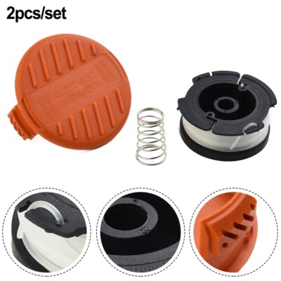 2er-Pack für Black & Decker Ersatz Saitenschneider Line Spule BST2018 BDST182ST
