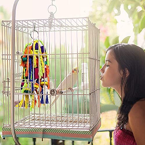 Large Parrot Chew Toy for Bird Macaw African Greys Cockatoo Parakeet Lovebirds - Picture 4 of 7