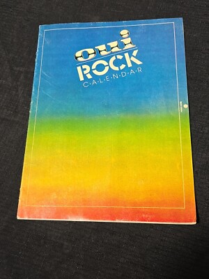 ロック・カレンダー 1983年ポリドール  RAINBOW 他 1983 Oui Rock Calendar Ozzy Osbourne Motorhead Rick James Joe