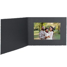 Cardboard Photo Folders 7x5 Black Horizontal 25 Pack Same Shipping Any Qty