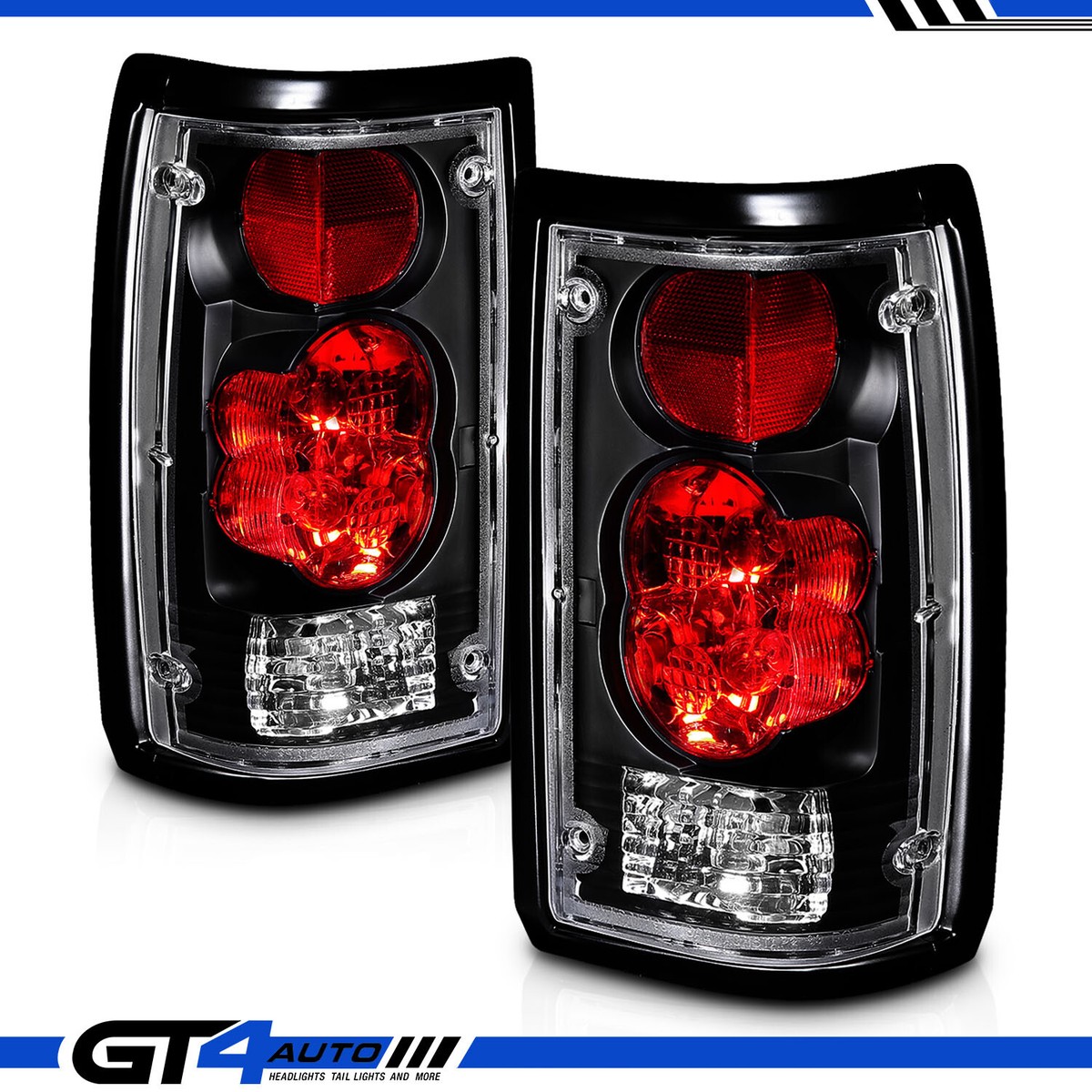 86 87 88 89 90 91 92 93 MAZDA B2000 B2200 B2600 Black Tail Light