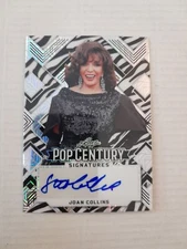 Joan Collins /3 Zebra Mojo Autograph Card 2022 Leaf Pop Century Dynasty