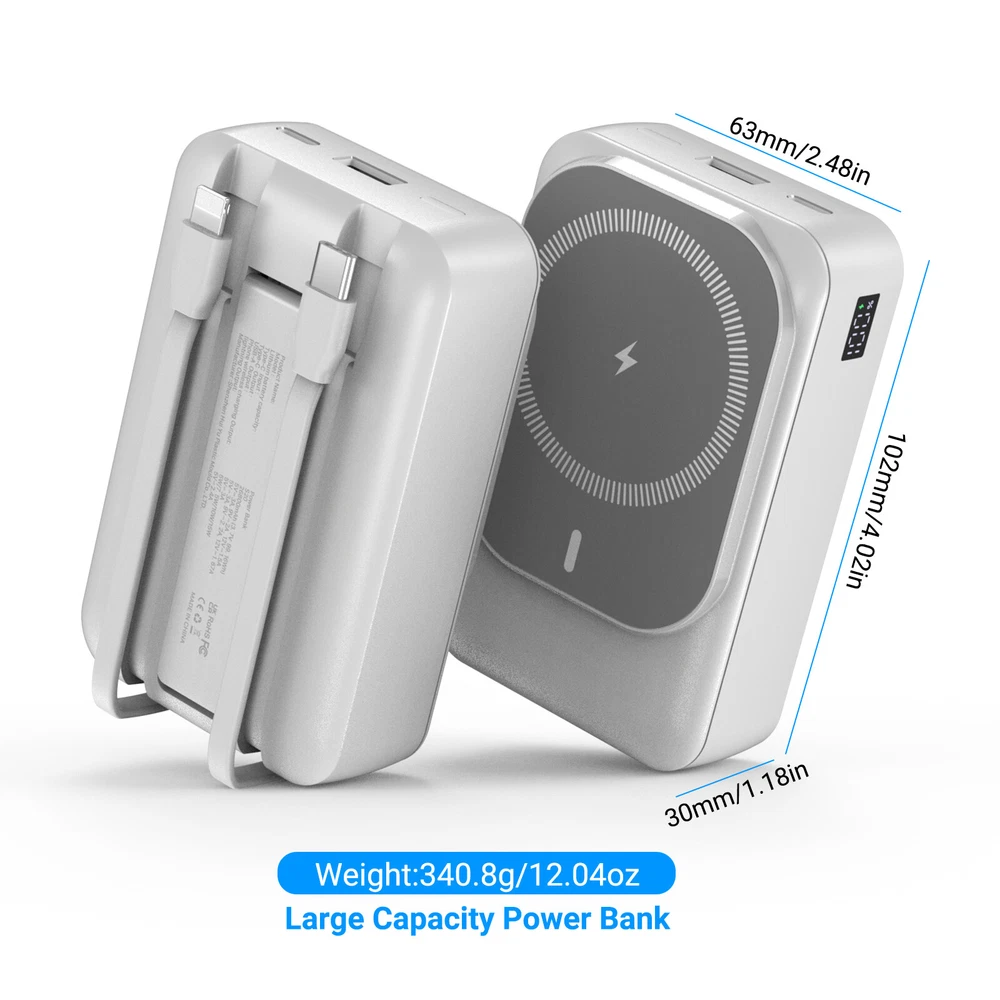 Power Bank 26800mAh Magnetic Charging Portable External Battery Backup For Phone Power Bank 26800mAh Magnetic Charging Portable External Battery Backup For Phone