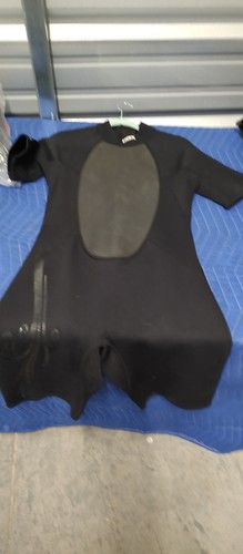 DBX Wetsuit Womens 16 Black Shorty Neoprene Super Comfort Stretch Short Sleeve