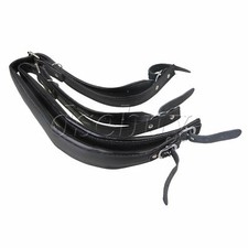 2Pieces PU Leather Accordion Shoulder Harness Strap with Adjustable Buckles