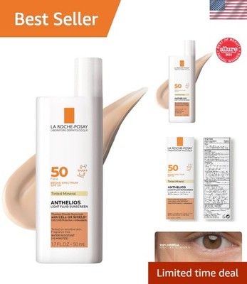 Anthelios SPF 50 Mineral Sunscreen - Ultra-Light Fluid for Flawless Protection