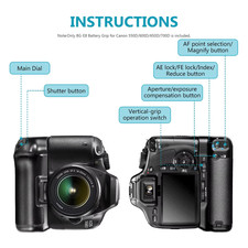 BG-E8 Battery Grip Handle for Canon EOS Rebel T2i T3i T4i T5i 550D 600D 650D 700
