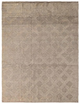 Modern Design Luxury Moroccan Wool Rug Color Light Brown Handmade Carpet Rug