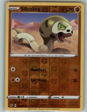 Silicobra 108/202 Reverse Holo Sword & Shield Base Set - Pokemon 