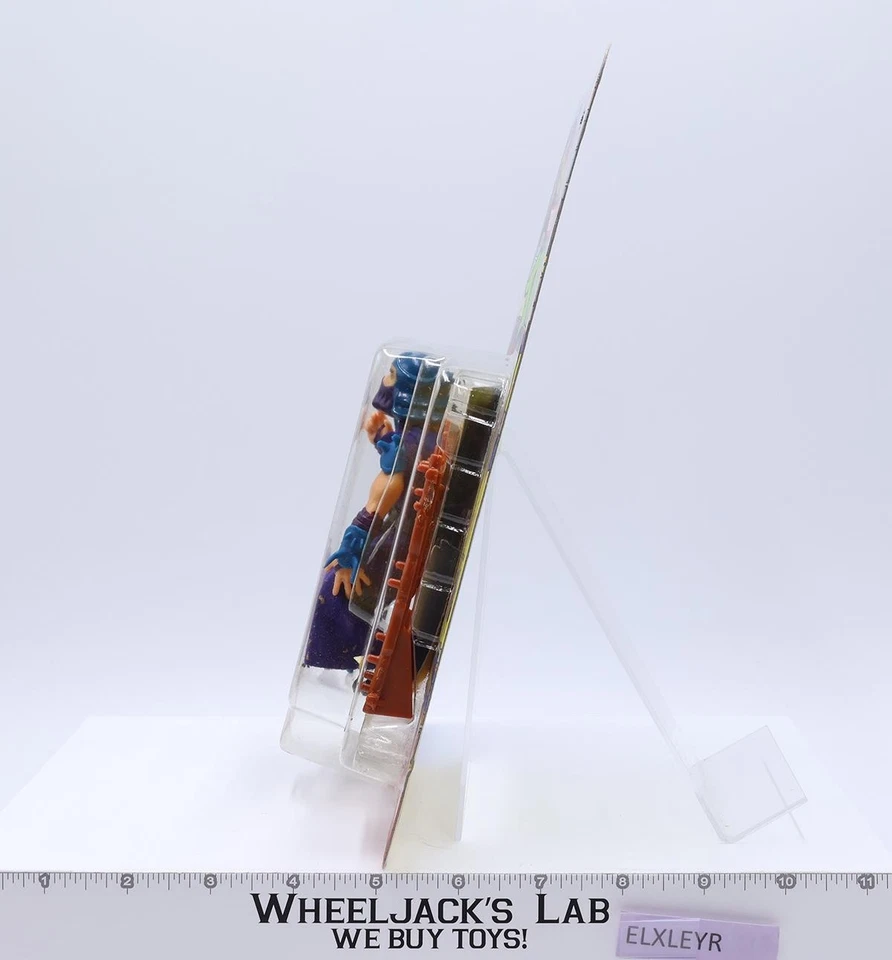 Trituradora Tortugas Ninja TMNT 10 Back Pop-Up Display 1988 Playmates MOSC Sellado Foto 2 de 4